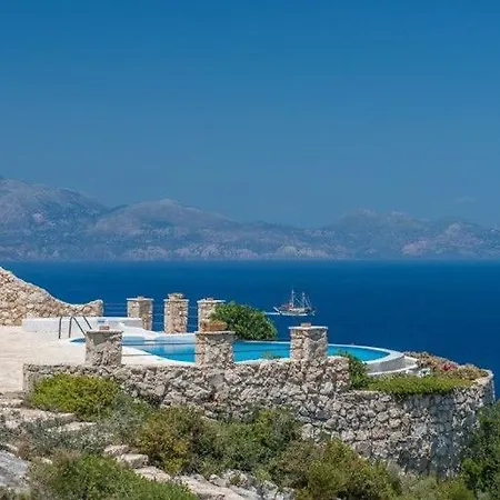 Villa Extravagant Zante Deep Blue Great Sea Views 4 Bedrooms Korithion